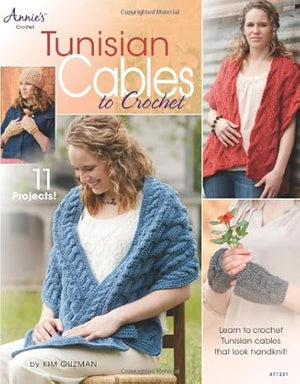 Tunisian Cables to Crochet Kim Guzman  | S&S Bookstore