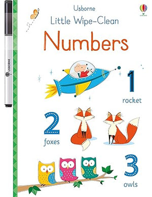 Little Wipe-Clean - Numbers Felicity Brooks and Malu Lenzi | S&S Bookstore