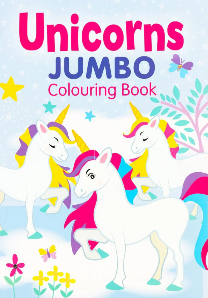 Unicorns Jumbo Colouring Book