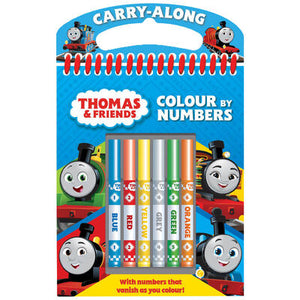 Thomas and Friends Colour by Numbers Britt Allcroft | S&S Bookstore