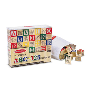 Wooden ABC/123 Blocks