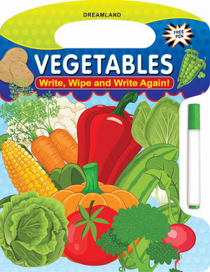 Vegetables – Write and Wipe Book