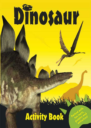 Yellow Dinosaur Activity Book Alligator Books | S&S Bookstore
