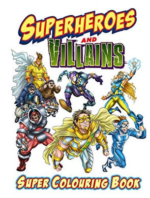 Superheroes Bumper Colouring Book