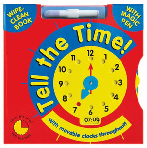 Wipe Clean Book- Tell the Time!