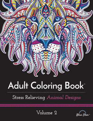 Adult Coloring Stress Relieving Animal Designs Nahdet Misr | S&S Bookstore