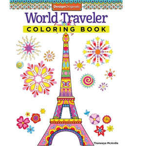Coloring Book for Adults - World Traveler