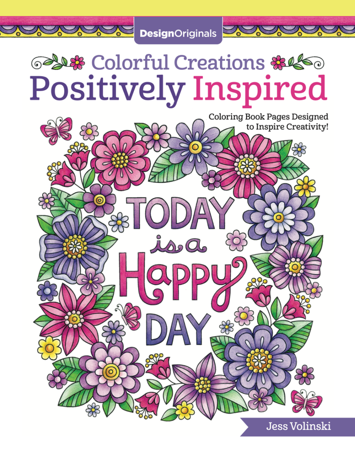 Adults Coloring Book - Positively Inspired