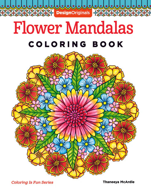 Flower Mandalas Coloring Book