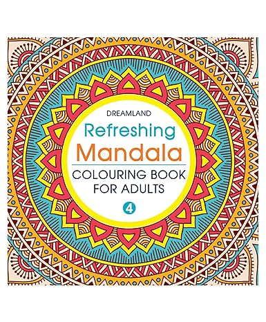 Refreshing Mandala - Colouring Book for Adults Book 4