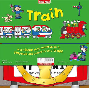Convertible Train Interactive Playmat & Fun Storybook Amy Johnson  | S&S Bookstore