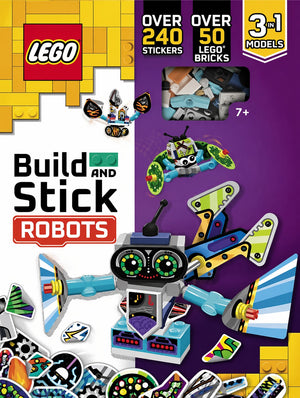 LEGO® Books: التجميع واللصق: عالم الروبوتات