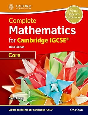 Core Mathematics for Cambridge IGCSE 3rd Edition