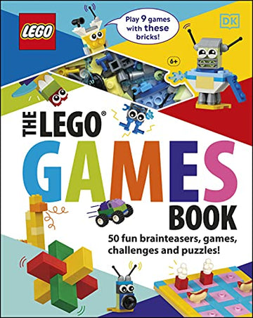 كتاب ألعاب ليغو مع مكعبات للعب 9 ألعاب