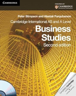 Cambridge International AS and A Level Business Studies Coursebook with CD-ROM