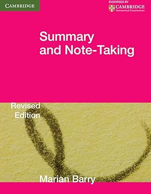 Summary and Note-Taking
