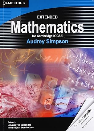Extended Mathematics for Cambridge IGCSE