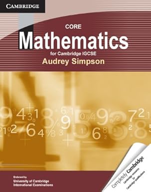 Core Mathematics for Cambridge IGCSE