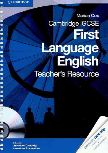 Cambridge IGCSE First Language English Teacher's Resource Book with CD-ROM