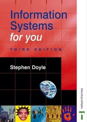 Information Systems for You 3rd Edition