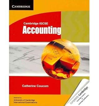 Cambridge IGCSE Accounting Workbook