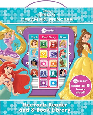 Disney Princess Ariel, Rapunzel, Belle, and More!- Dream Big Princess Me Reader and 8-Book Library