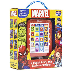 Marvel Super Heroes Spider-man, Avengers, Guardians, and More! - Me Reader Electronic Reader with 8 Book Library
