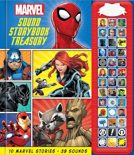 Marvel - Spider-man, Avengers, Black Panther, and More! Sound Storybook Treasury