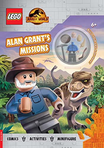 LEGO® Jurassic World™: Alan Grant’s Missions: Activity Book with Alan Grant minifigure (LEGO® Minifigure Activity)