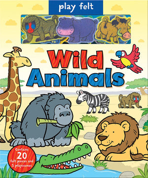 Soft Felt Play Books Fun Felt Wild Animals