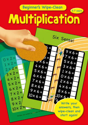 Wipe Clean Books, Maths Collection (Multiplication)
