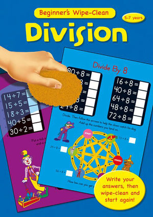 Wipe Clean Books, Maths Collection (Division)