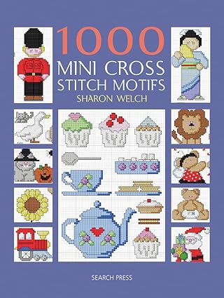 1000 Mini Cross Stitch Motifs Pap