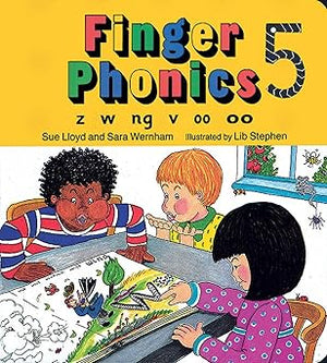 Finger Phonics Book 5: Z, W, Nb, V, Oo/Board Book