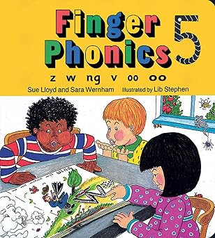 Finger Phonics Book 5: Z, W, Nb, V, Oo/Board Book