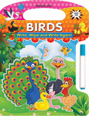 Birds – Write and Wipe Book