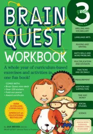 Brain Quest Workbook Grade 3