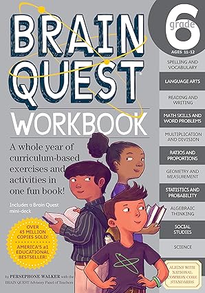 Brain Quest Workbook Grade 6