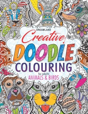 Creative Doodle Coloring for Adults - Animal and Birds