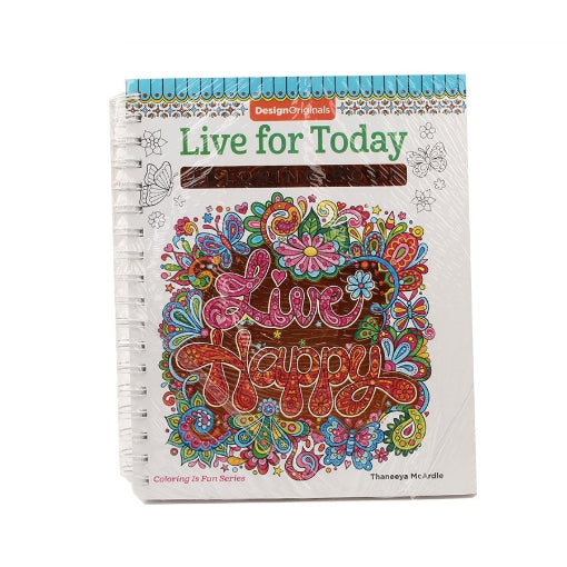 Live for today coloring Book