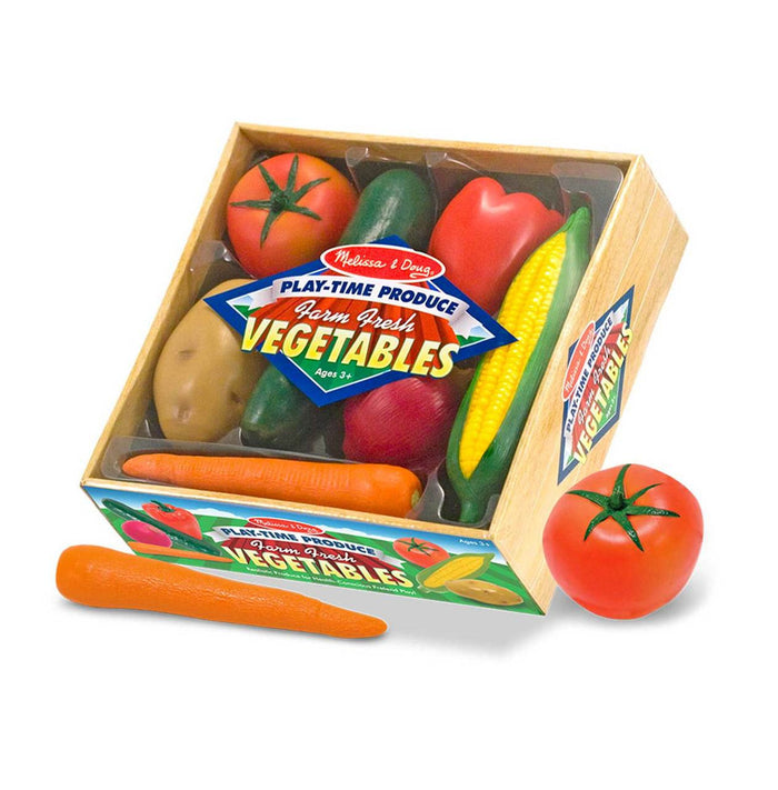 Melissa & Doug - Playtime Produce Vegetables Play Food Set