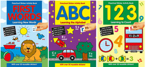 PRESCHOOL LEARNING STICKER BOOKS