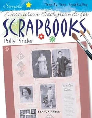 Simple Watercolour Backgrounds for Scrapbooks (Step-by-Step Scrapbooking)