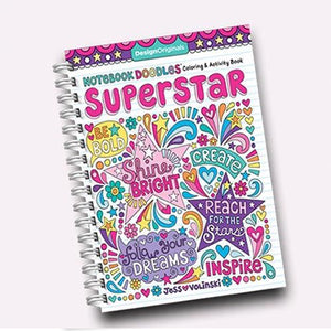 Super Stars Adult Coloring Book