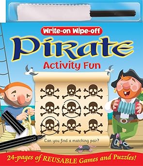 Write-On Wipe-Off Pirate Activity Fun