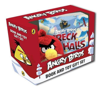 طقم هدايا Angry Birds - كتاب ولعبة محشوة
