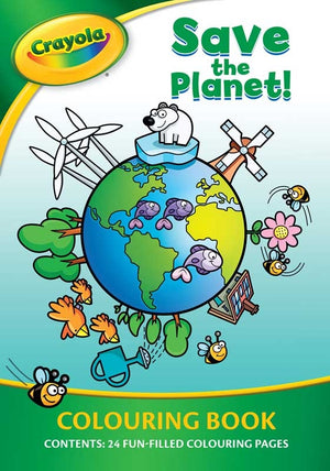 Crayola: Save The Planet! Colouring Book Alligator | S&S Bookstore